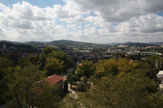 Ausblick vom Bergfried des Castelo von Guiamarães