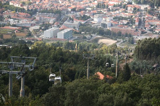 Ausblick auf Guiamarães