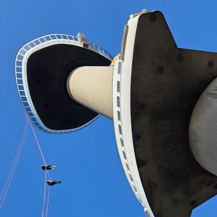 Abseiling vom Euromast
