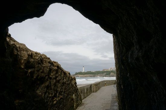 Blick zum Leuchtturm