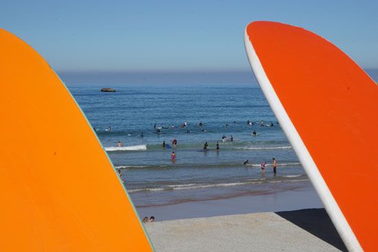 Surferstrand Côte des Basques