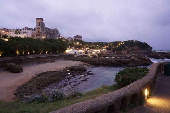 Abendstimmung in Biarritz 