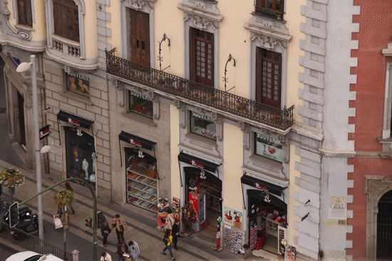 Ausblick vom Circulo de Bellas Artes