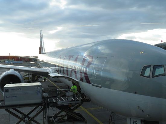 Flieger am Flughafen Frankfurt