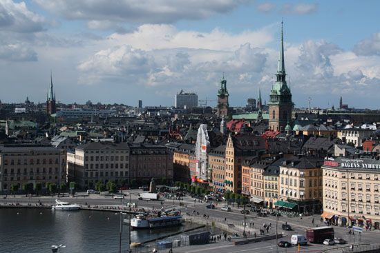 Ausblick vom Aufzug Katarinahissen