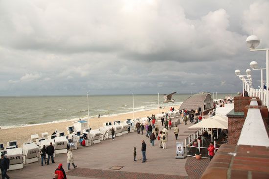 Strandpromenade in Westerland