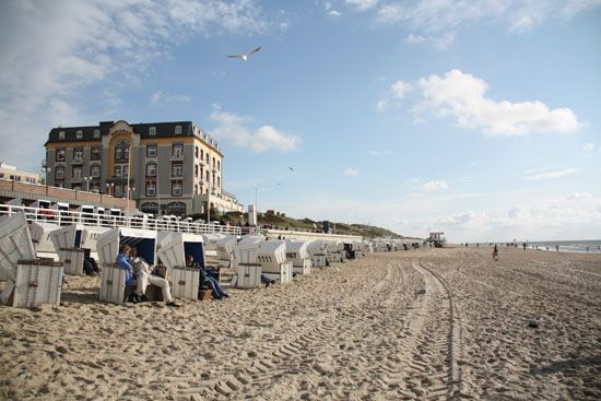 Am Strand von Westerland