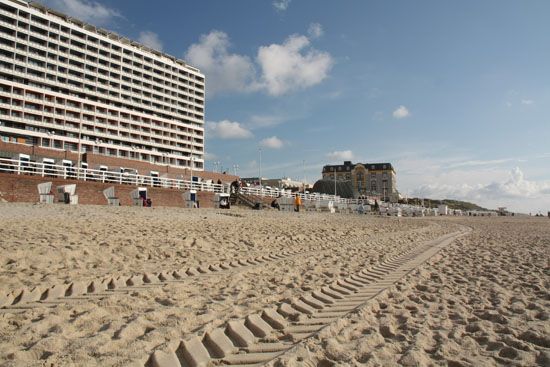 Am Strand von Westerland