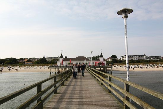 Auf der Seebrücke in Ahlbeck