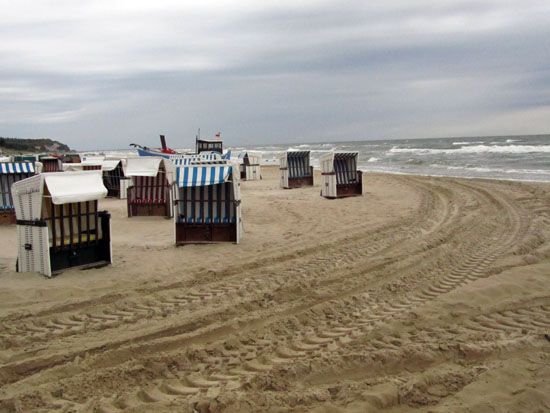 Am Strand von Ahlbeck