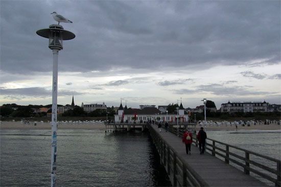 Auf der Seebrücke Ahlbeck