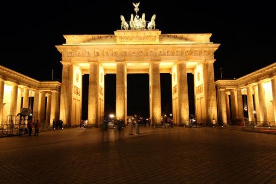 Brandenburger Tor bei Nacht