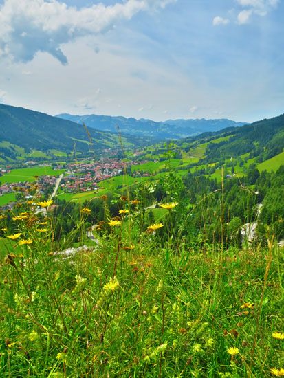 Ausblick auf Bad Hindelang