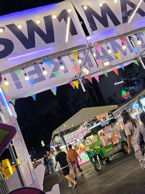 Nachtmarkt in Bangkok