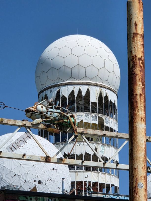 Ruinen der ehemaligen Abhörstation auf dem Teufelsberg