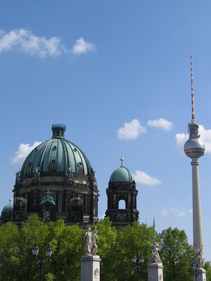 Berliner Dom und Fernsehturm