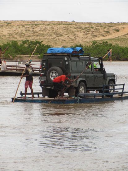 Fähre auf der Fahrt von Camocim nach Jericoacoara