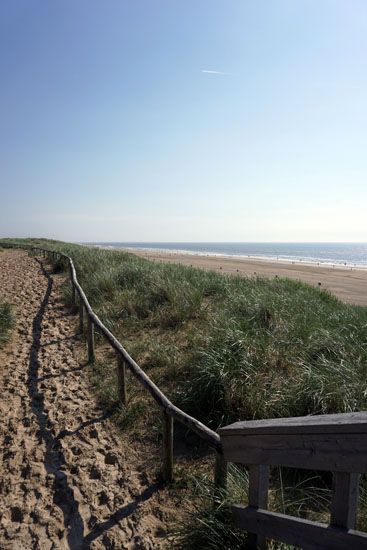 Blick auf den Strand