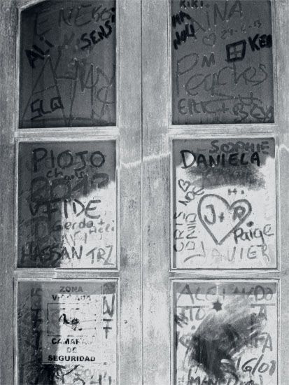 Fenster des Leuchtturms von Punta Jandía