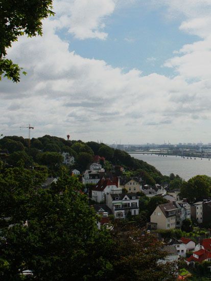 Blick auf Blankenese