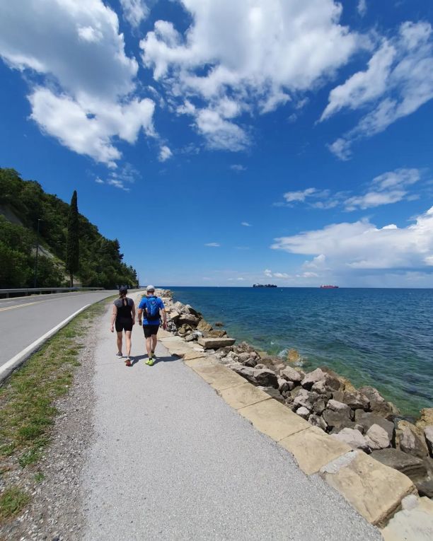 Toller Radweg entlang der Küste