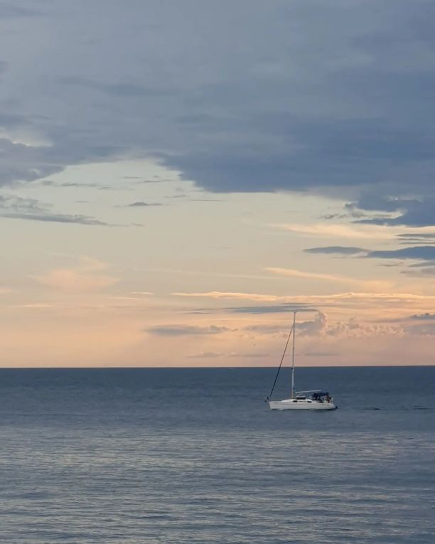 Abendstimmung am Meer in Piran