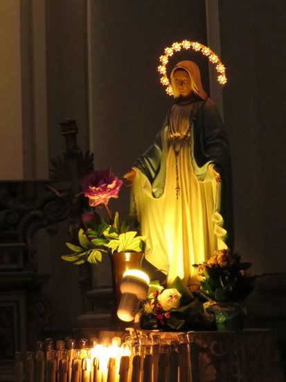 Marienstatue Sant&apos;Angelo a Nilo