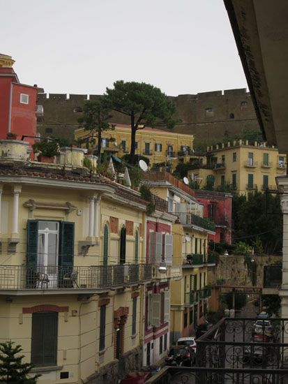 Blick zum Castel Sant&apos;Elmo