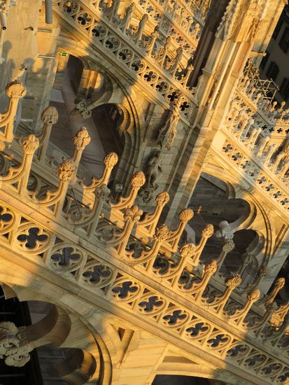 Auf dem Duomo di Milano