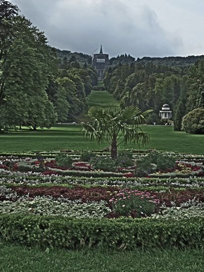 Bergpark Wilhelmshöhe: Blick zum Herkules