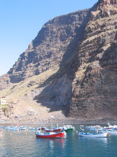 Valle Gran Rey - Vueltas Hafen