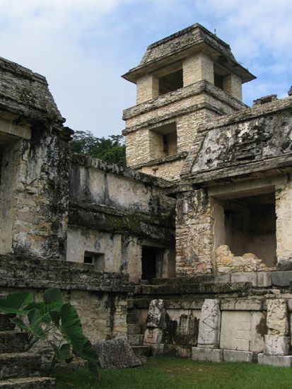 Palenque: Turm von El Palacio