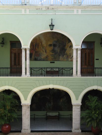 Mérida: Im Palacio de Gobierno