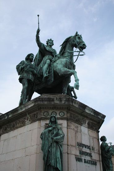 Reiterstandbild König Ludwig I, König von Bayern