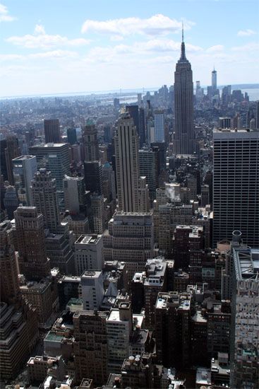 Top of the Rock - Blick Richtung Downtown