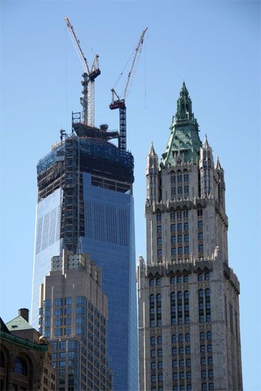 One World Trade Center im Bau