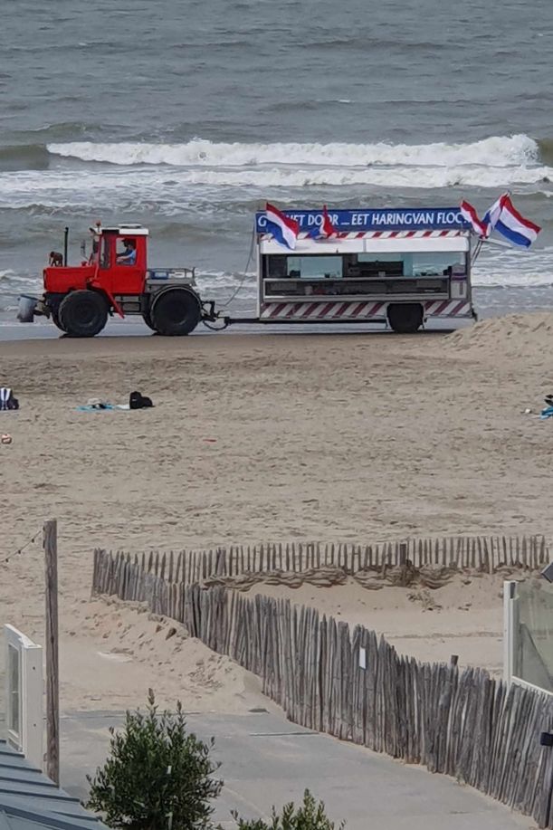 Fischbrötchenverkauf direkt am Strand