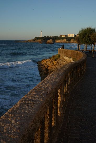 Abendstimmung in Biarritz 