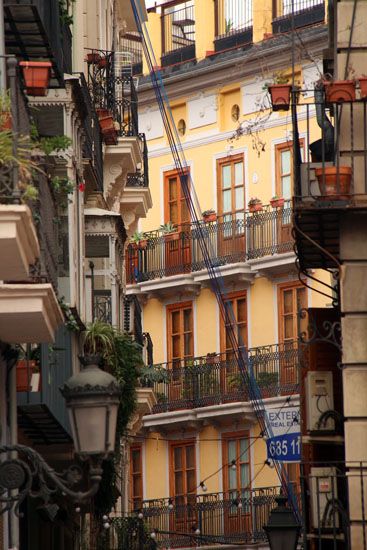 Straße in Valencia