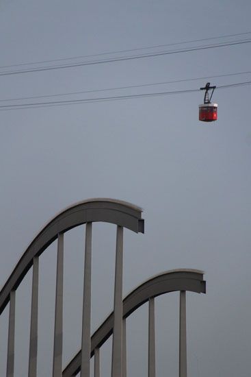 Die Hafenseilbahn Teleférico de Barcelona