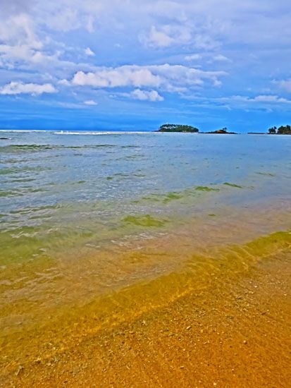 Am Strand von Beruwela