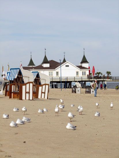 Am Strand von Ahlbeck