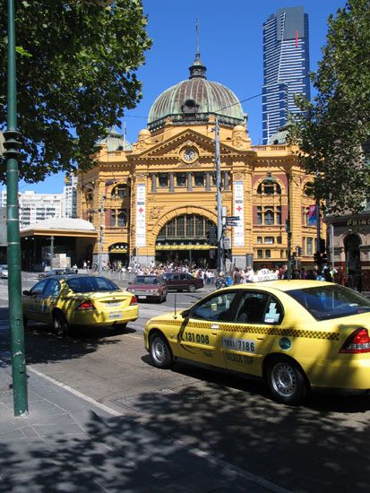 Melbourne - Bahnhof Flinders Street