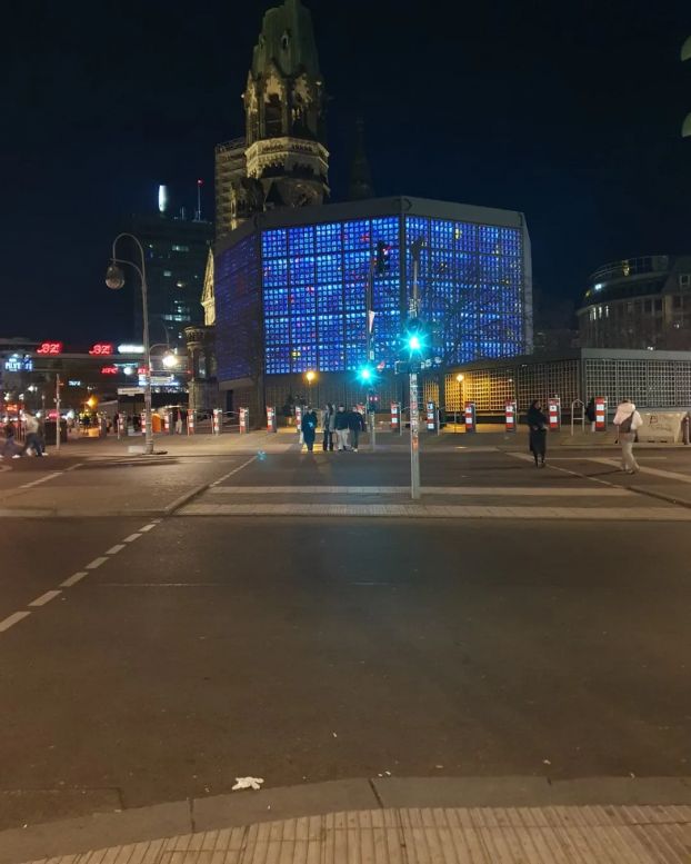 Gedächtniskirche am Abend