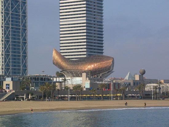 Barcelona - Fisch am Port Olímpic