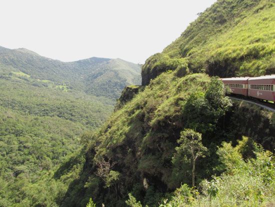 Bahnfahrt von Ouro Preto nach Mariana