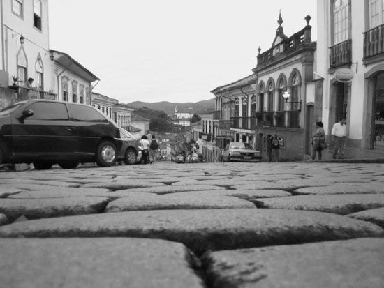 Straßen in Ouro Preto