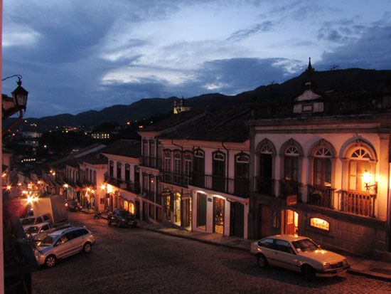 Abendstimmung in Ouro Preto