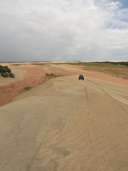 Fahrt von Camocim nach Jericoacoara