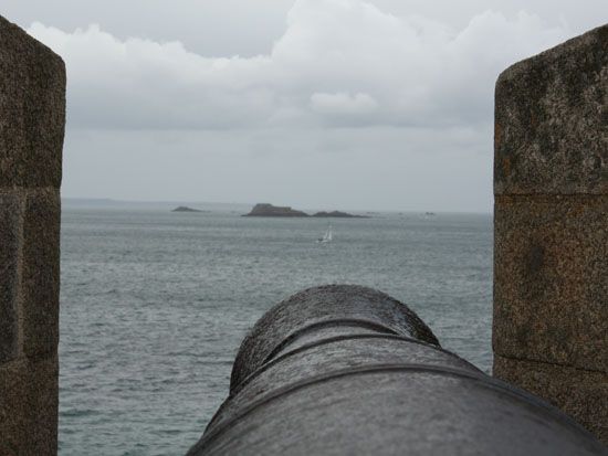 Saint Malo - auf der Stadtmauer